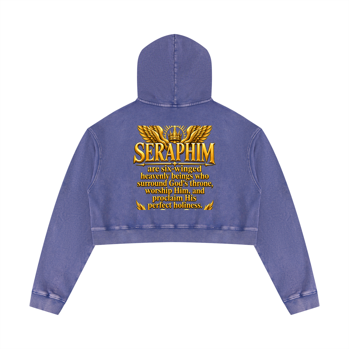 Jubilore Seraphim Women’s Mineral Washed Crop Hoodie