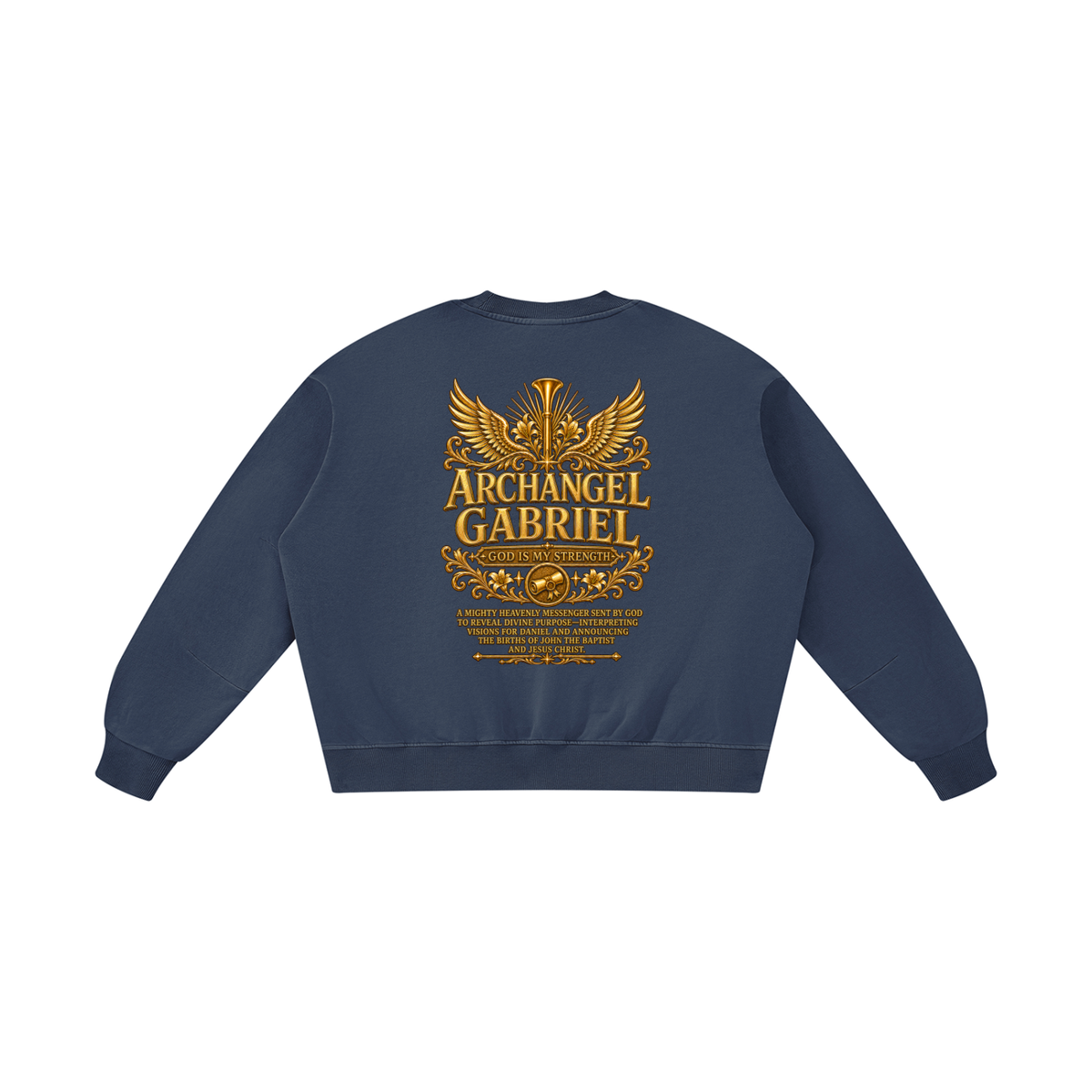 Jubilore "Gabriel" Unisex Boxy Vintage Washed Sweatshirt
