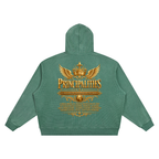 Jubilore "Principalities" Unisex Vintage Wash Waffle Boxy Hoodie