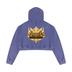 Jubiloré "Virtues" Women’s Mineral Washed Crop Hoodie