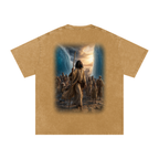 Jubilore “Moses” Snow Washed Oversized Cotton T-Shirt