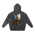 Jubilore "Moses" Snow Wash Fleece Oversize Hoodie