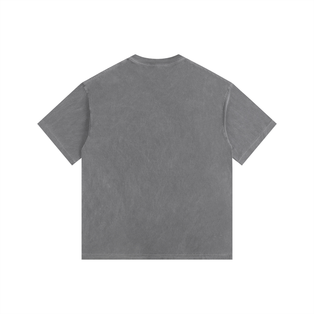 Jubilore "CC" Vintage Washed Oversized Cotton T-Shirt