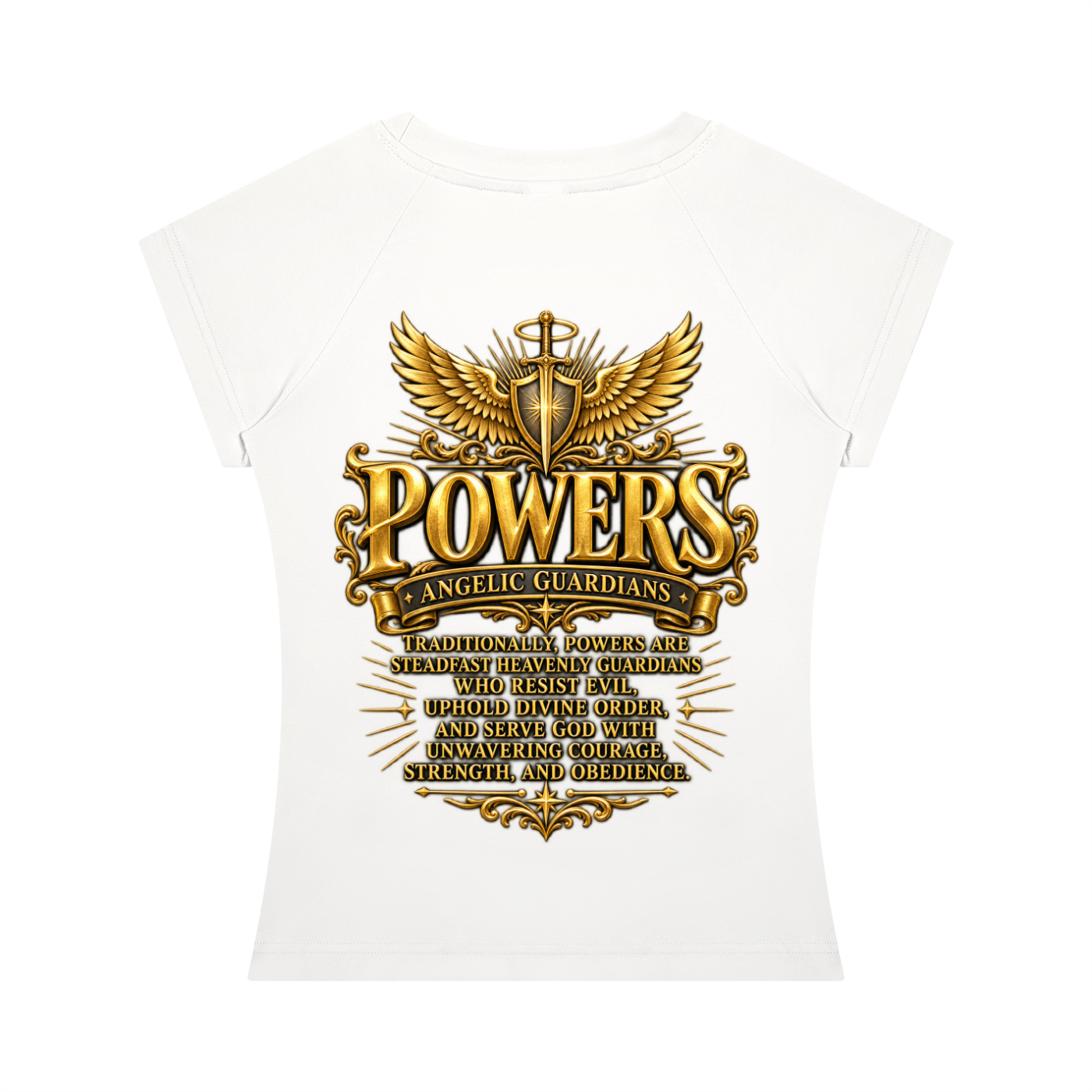 Jubiloré "Powers" Women’s Slim Raglan T-Shirt