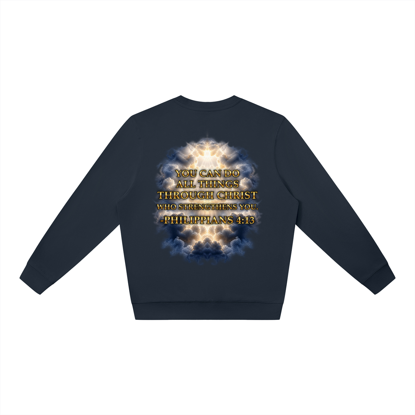 Jubilore "Christ Saves" Unisex Oversized Crewneck Sweatshirt
