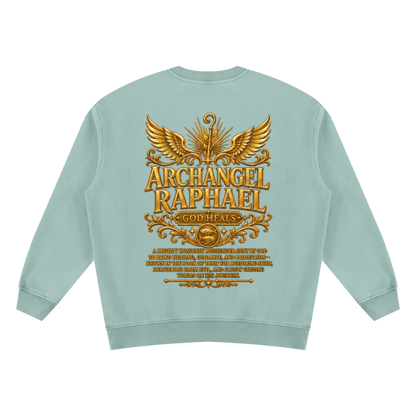 Jubilore "Raphael" Unisex Vintage Wash Fleece Sweatshirt