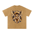 Jubilore Cherubim Snow Washed Oversized Cotton T-Shirt