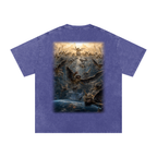 Jubilore "Three Wise Men" Snow Washed Oversized Cotton T-Shirt