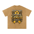 Jubilore "CC" Snow Washed Oversized Cotton T-Shirt