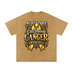 Jubilore "CC" Snow Washed Oversized Cotton T-Shirt