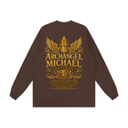 Jubilore "Michael" Unisex Raw Hem Long Sleeve T-Shirt