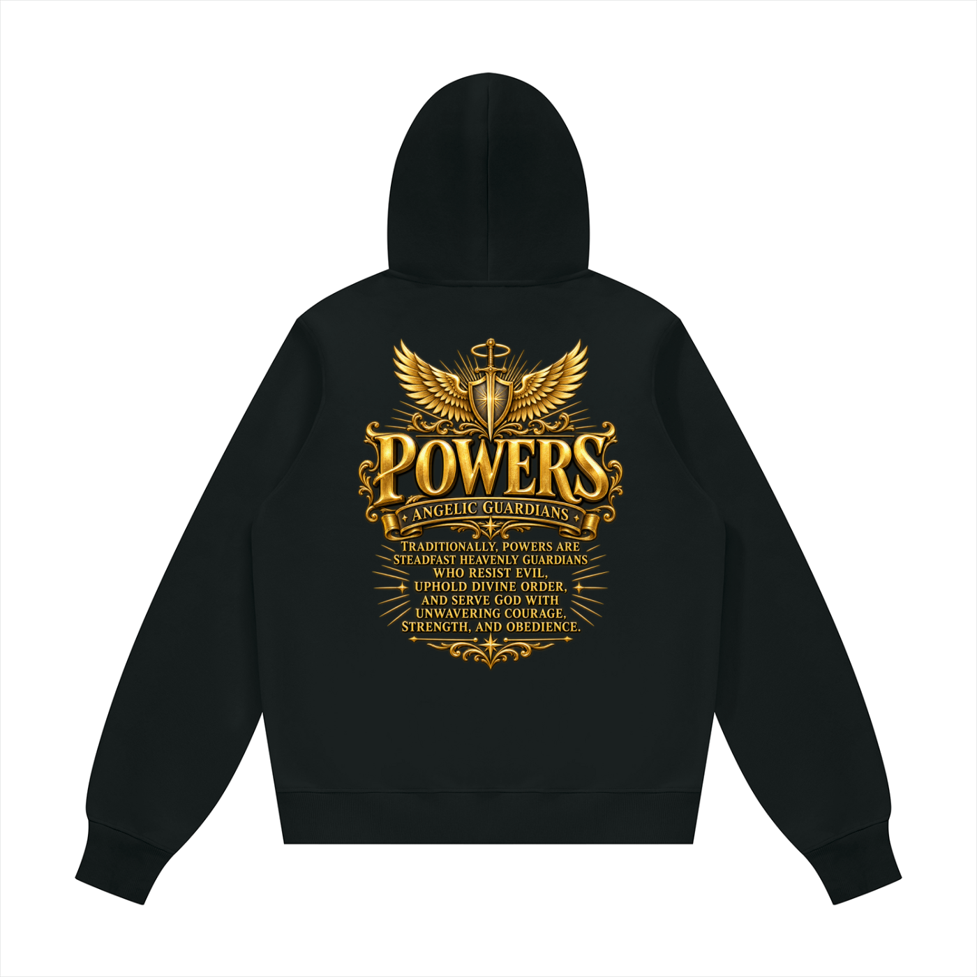 Jubilore "Powers" Unisex Fleece Regular Shoulder Hoodie