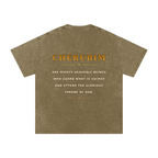 Jubilore Cherubim Snow Washed Oversized Cotton T-Shirt