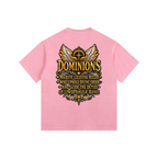 Jubilore "Dominions" Vintage Washed Oversized Cotton T-Shirt