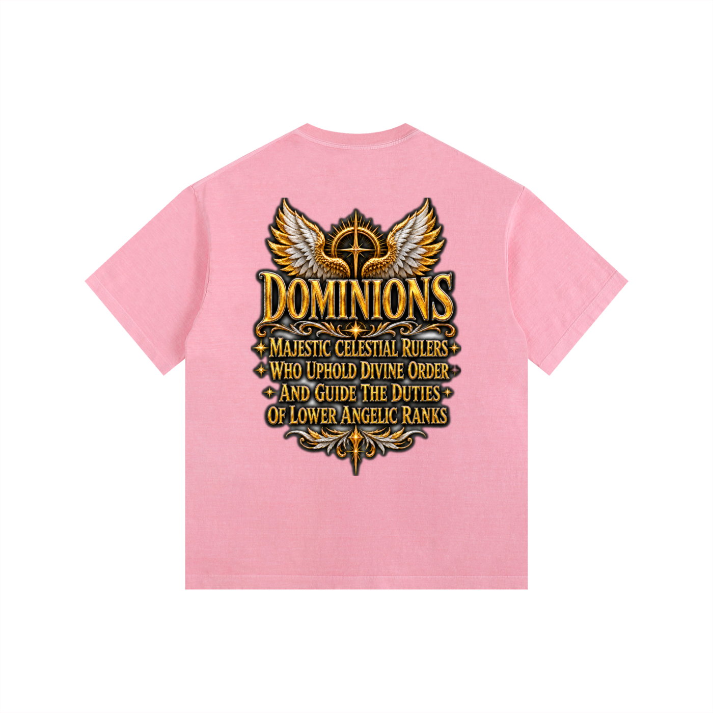 Jubilore "Dominions" Vintage Washed Oversized Cotton T-Shirt