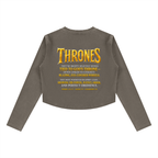 Jubiloré Thrones Women's Vintage Wash Slim T-Shirt