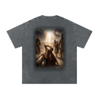 Jubilore “Paul” Snow Washed Oversized Cotton T-Shirt