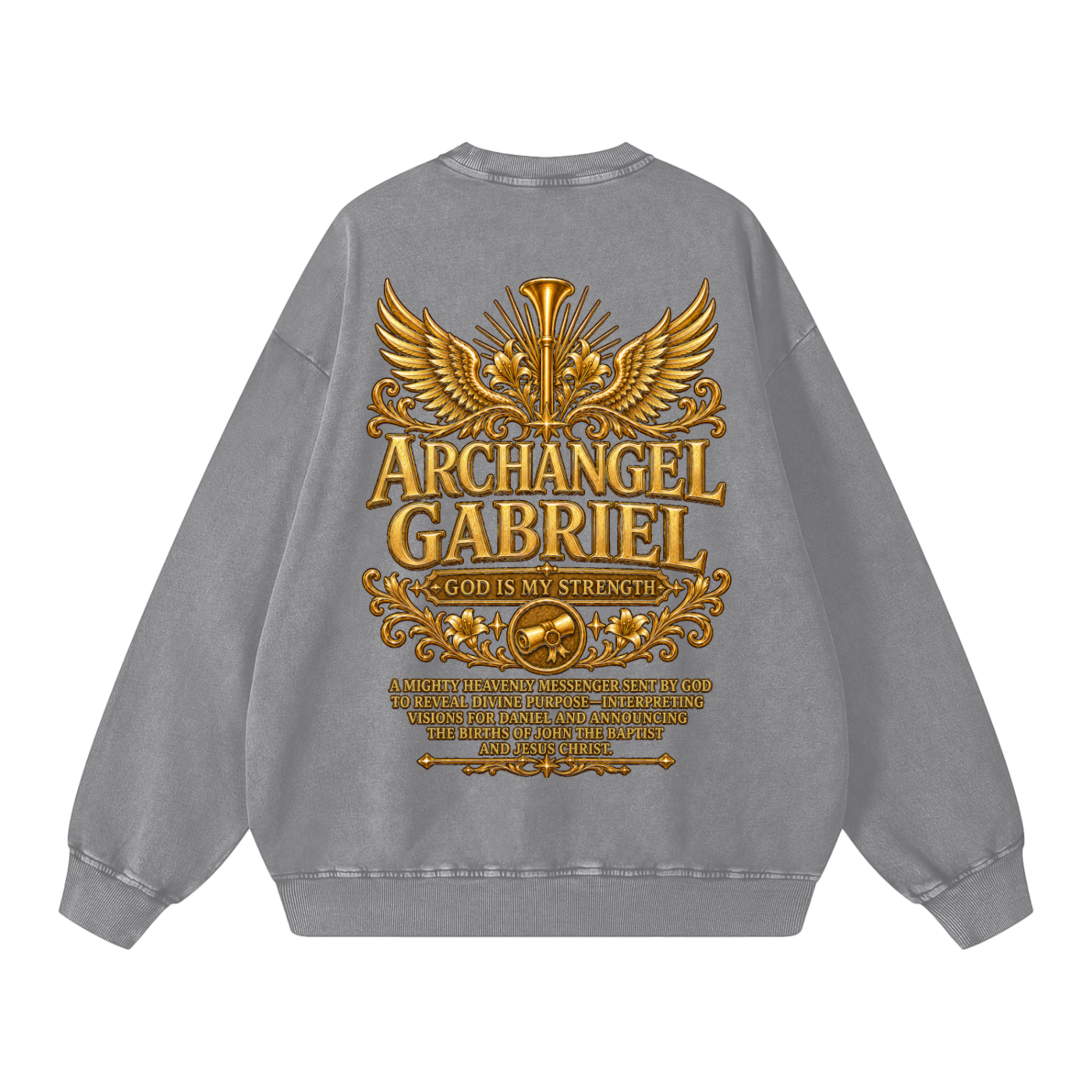 Jubilore "Gabriel" Snow Washed Oversized Sweatshirt