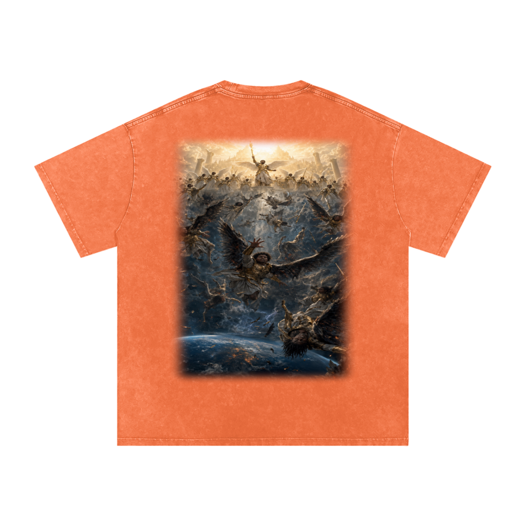 Jubilore "Three Wise Men" Snow Washed Oversized Cotton T-Shirt