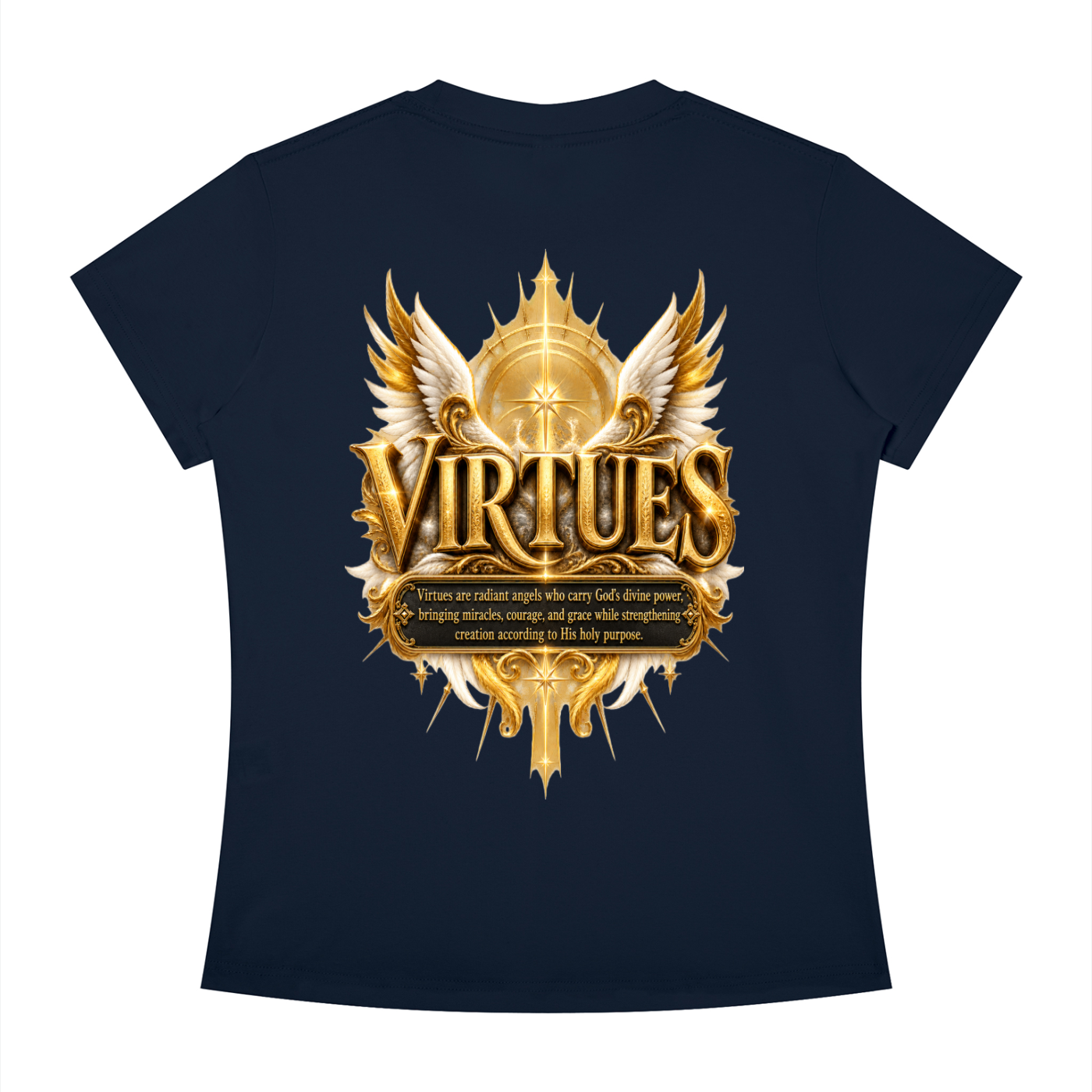 Jubiloré "Virtues" Women's Slim Fit Crewneck T-Shirt