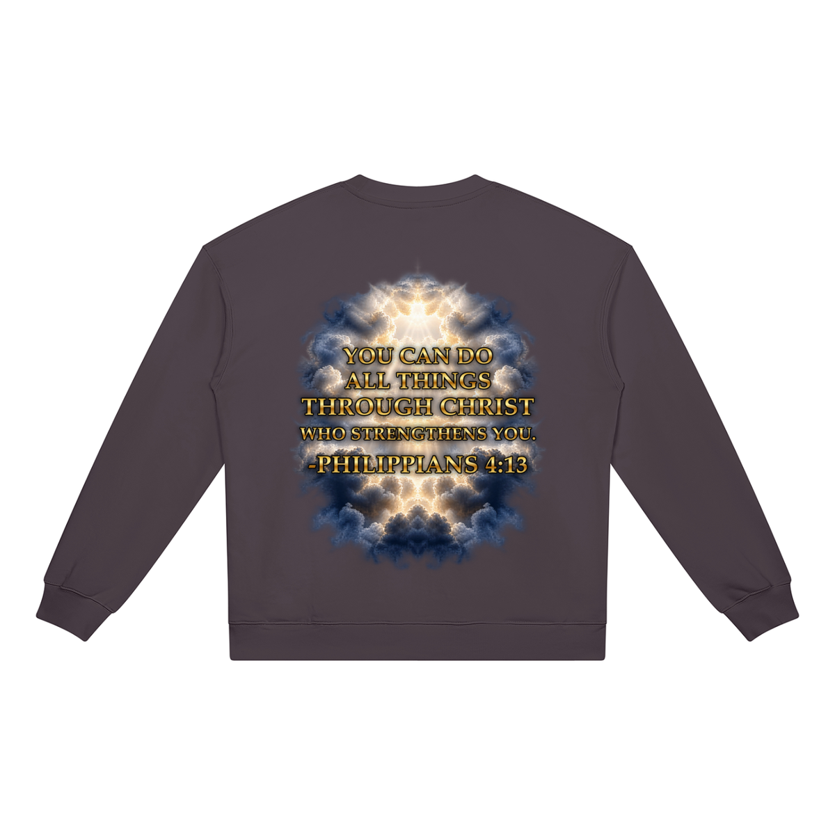 Jubilore "Christ Saves" Unisex Heavyweight Crewneck Sweatshirt
