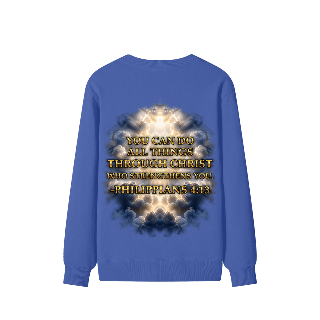 Jubilore "Christ Saves" Classic Unisex Cotton Sweatshirt