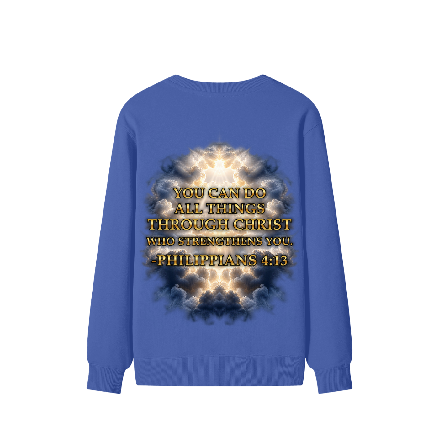 Jubilore "Christ Saves" Classic Unisex Cotton Sweatshirt