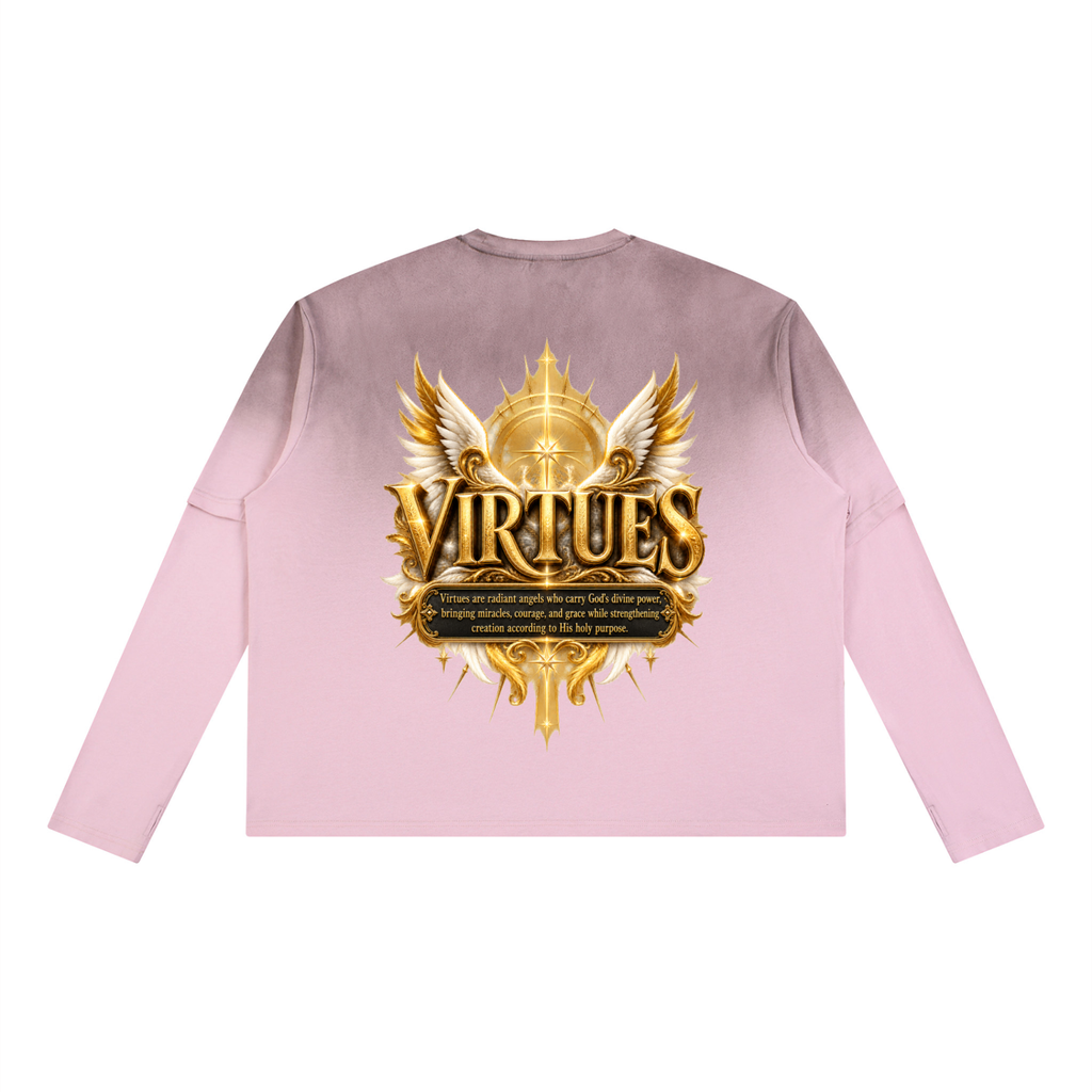Jubilore "Virtues" Unisex Vintage Wash Layered T-Shirt