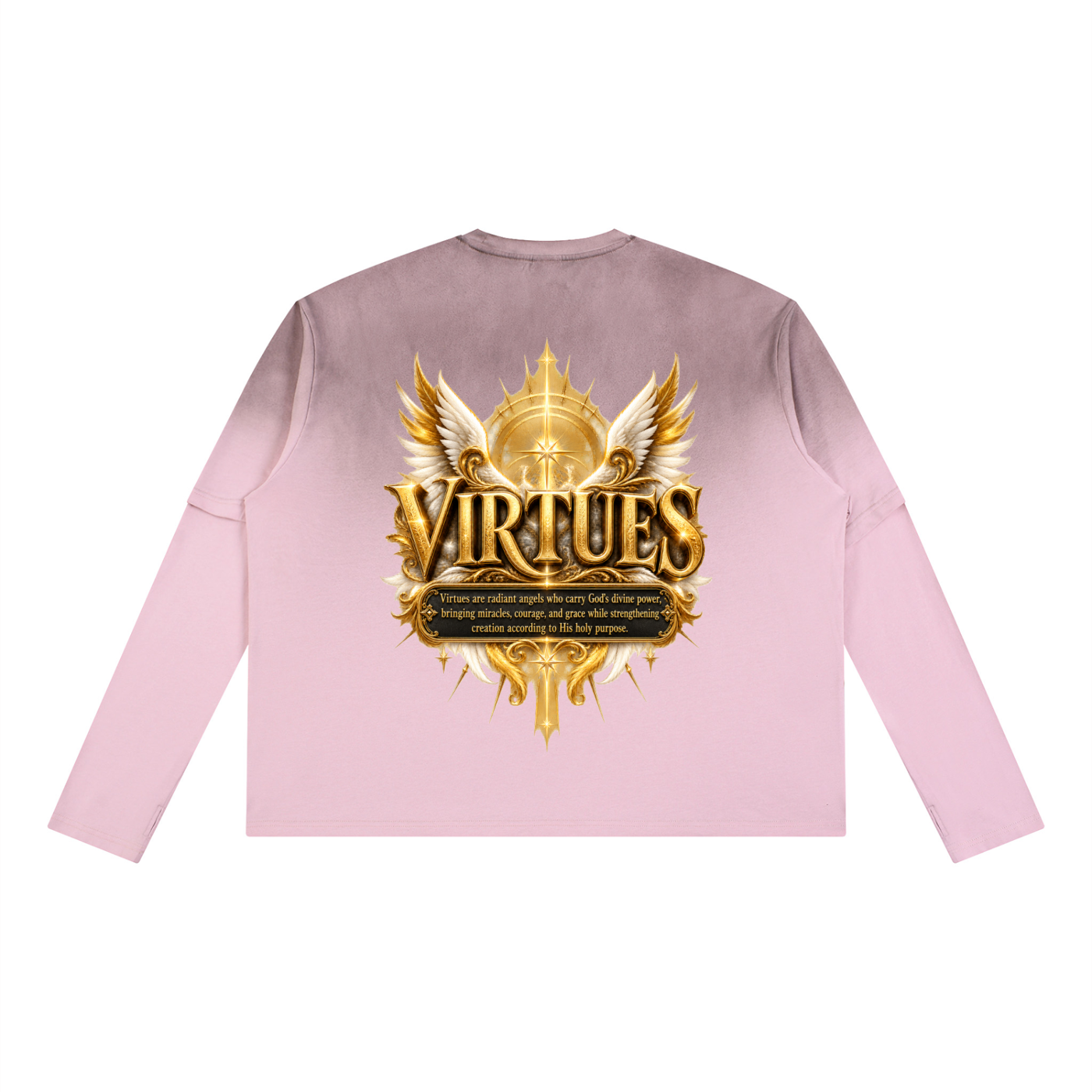 Jubilore "Virtues" Unisex Vintage Wash Layered T-Shirt