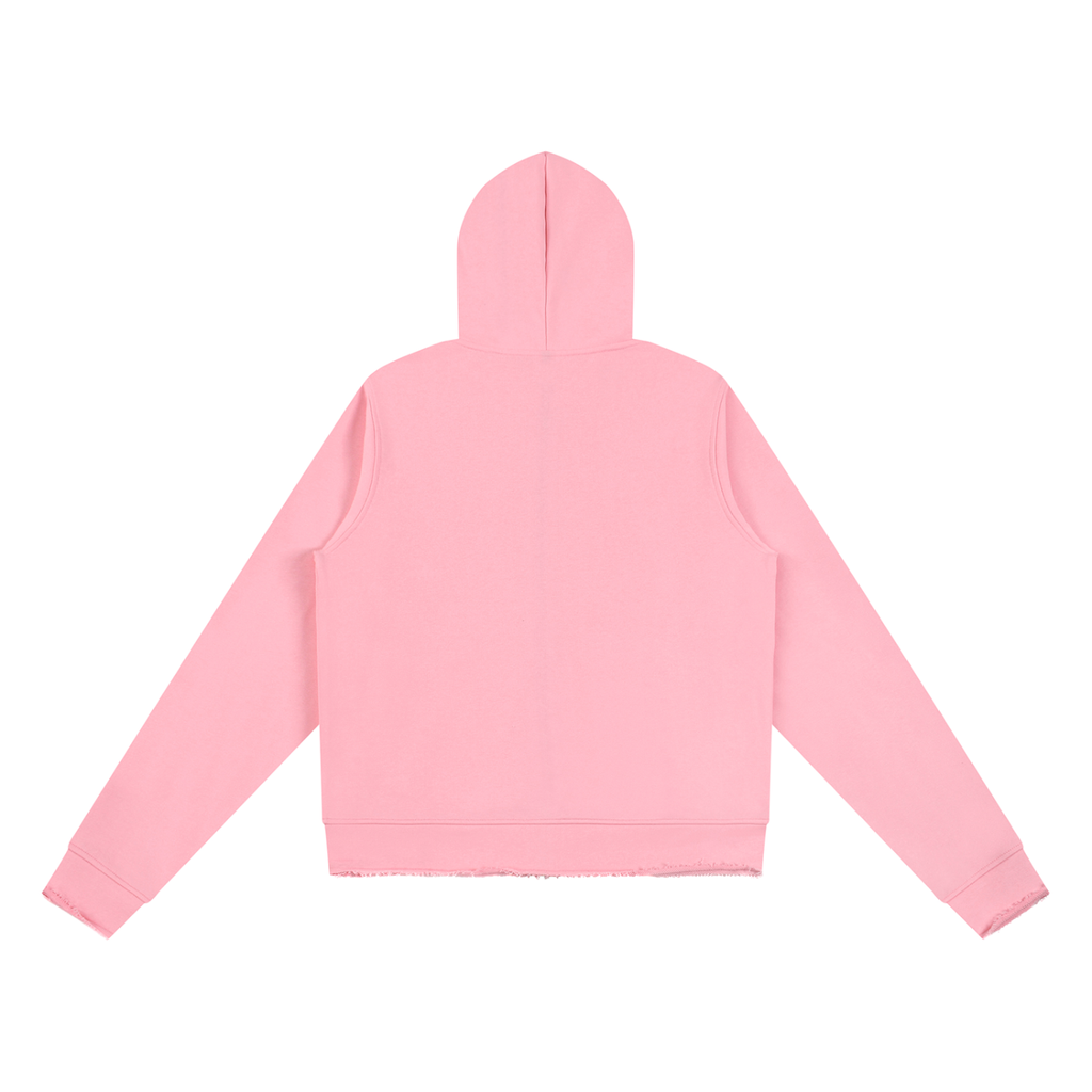 Jubiloré Women’s Raw Edge Full Zip Hoodie