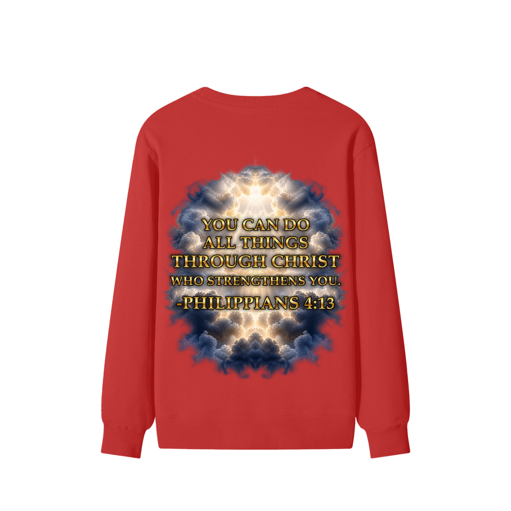 Jubilore "Christ Saves" Classic Unisex Cotton Sweatshirt