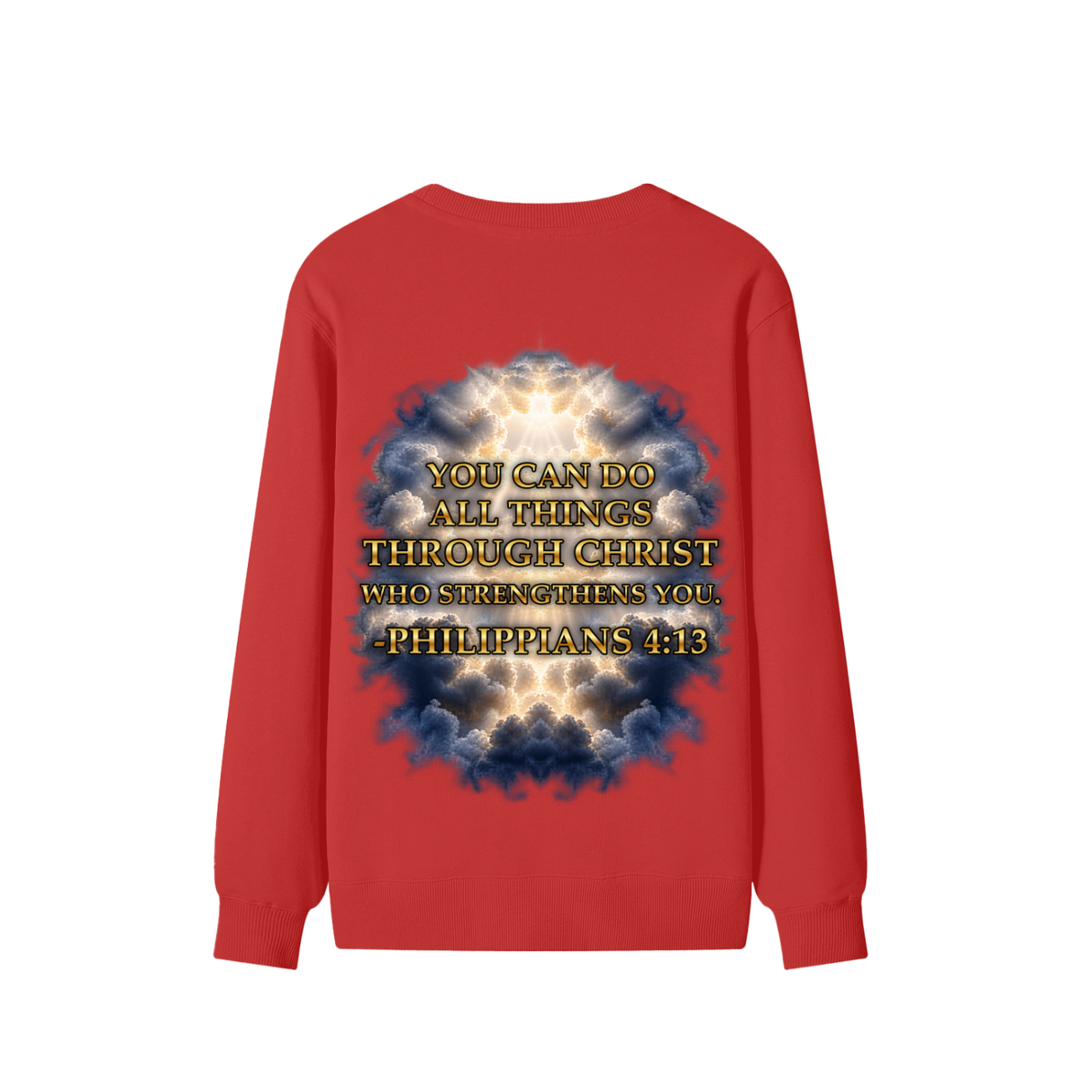 Jubilore "Christ Saves" Classic Unisex Cotton Sweatshirt