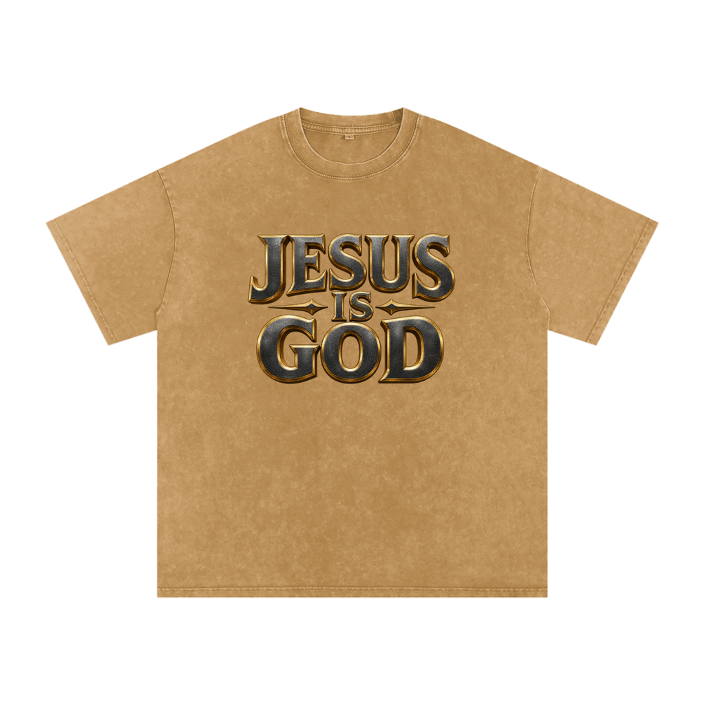 Jubilore "JIG" Snow Washed Oversized Cotton T-Shirt