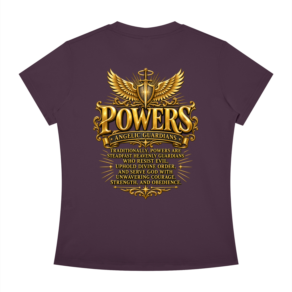 Jubiloré "Powers" Women's Slim Fit Crewneck T-Shirt