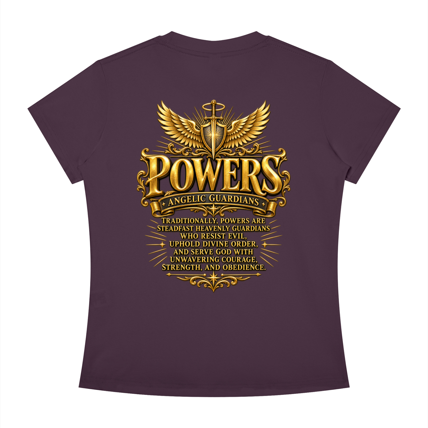 Jubiloré "Powers" Women's Slim Fit Crewneck T-Shirt