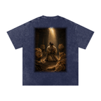 Jubilore "Daniel" Snow Washed Oversized Cotton T-Shirt