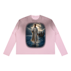 Jubilore "Jesus Walks On Water" Unisex Vintage Wash Layered T-Shirt