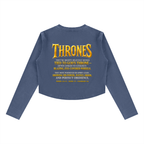 Jubiloré Thrones Women's Vintage Wash Slim T-Shirt