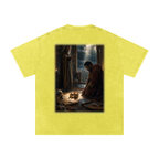 Jubilore “David” Snow Washed Oversized Cotton T-Shirt