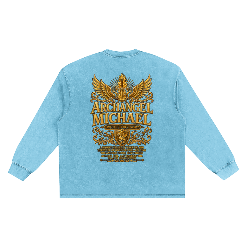 Jubilore "Michael" Snow Washed Frayed Edge T-Shirt