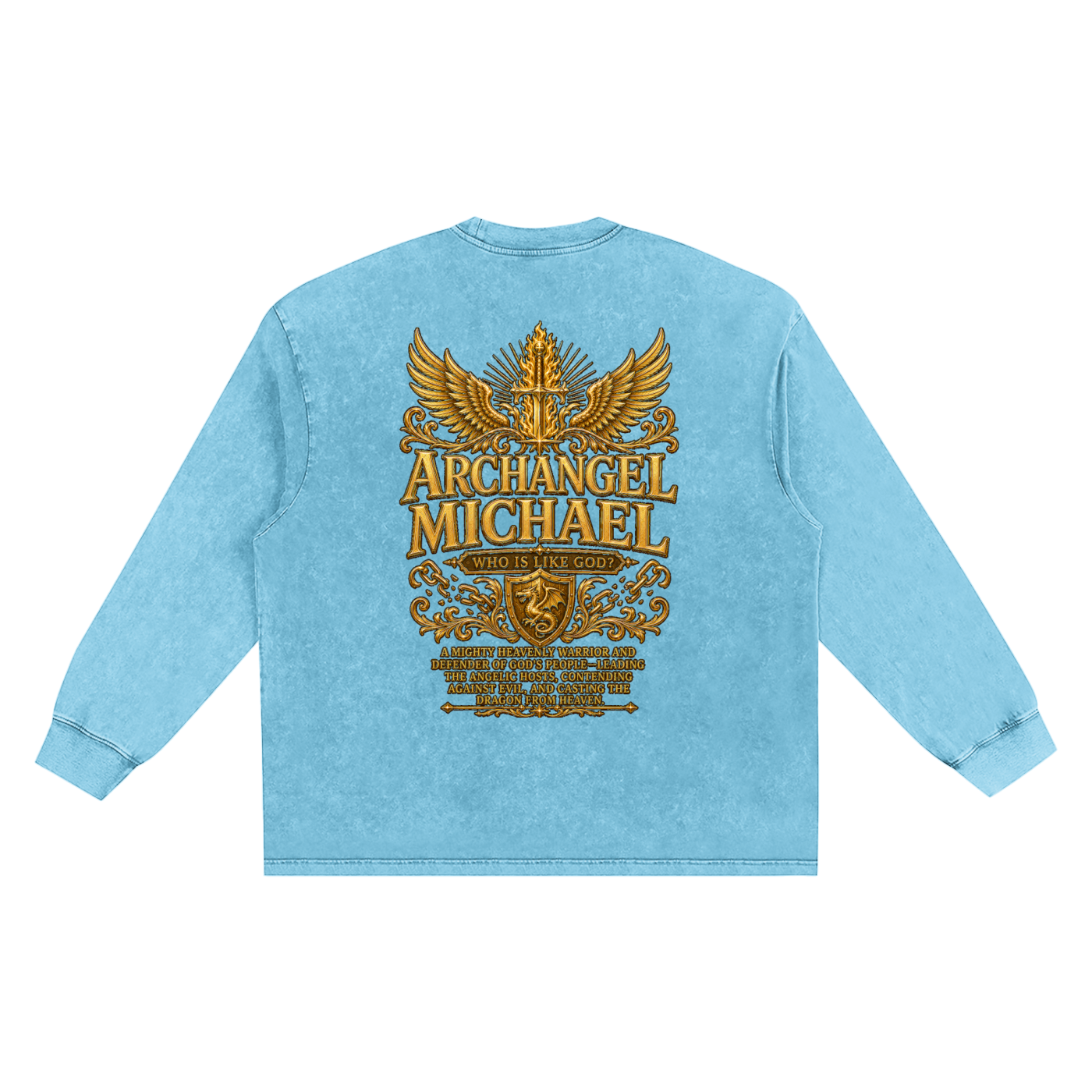 Jubilore "Michael" Snow Washed Frayed Edge T-Shirt