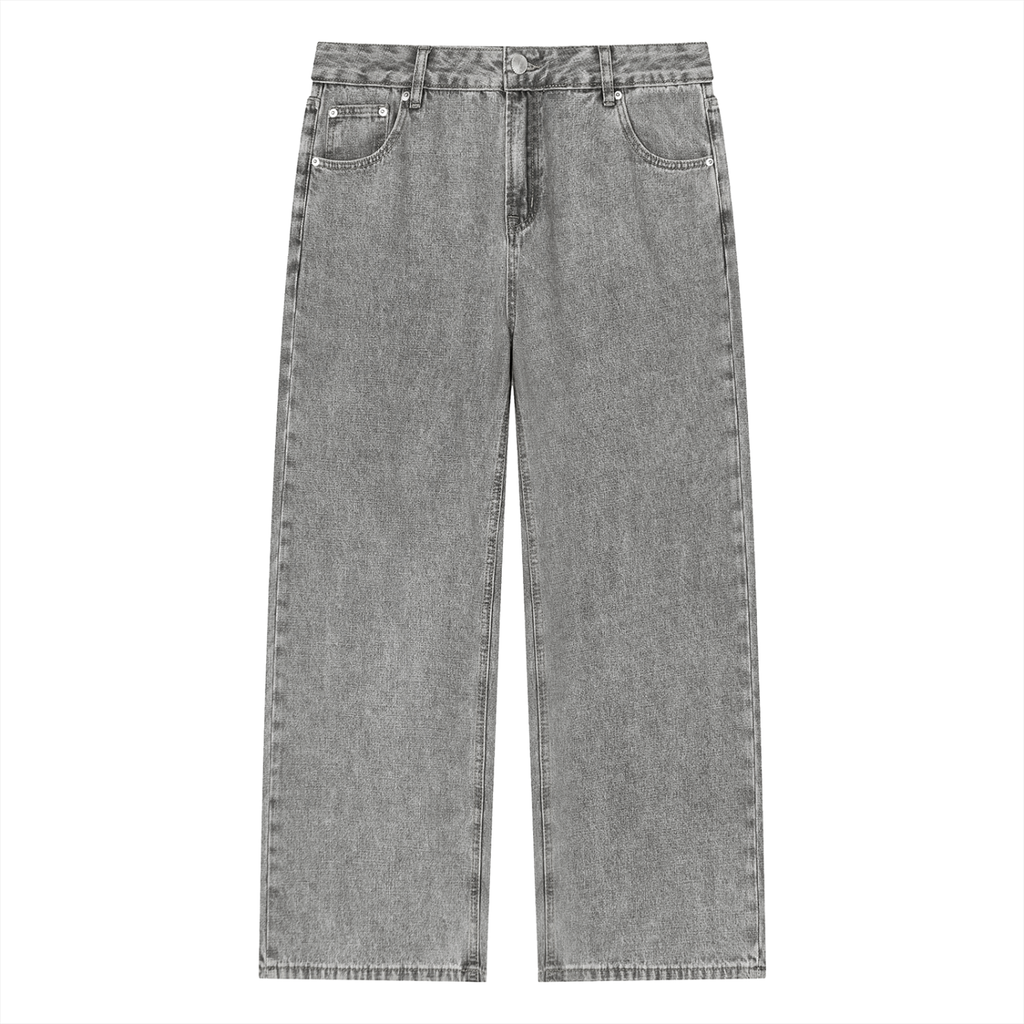 Jubilore Unisex Vintage Wash Straight Leg Jeans