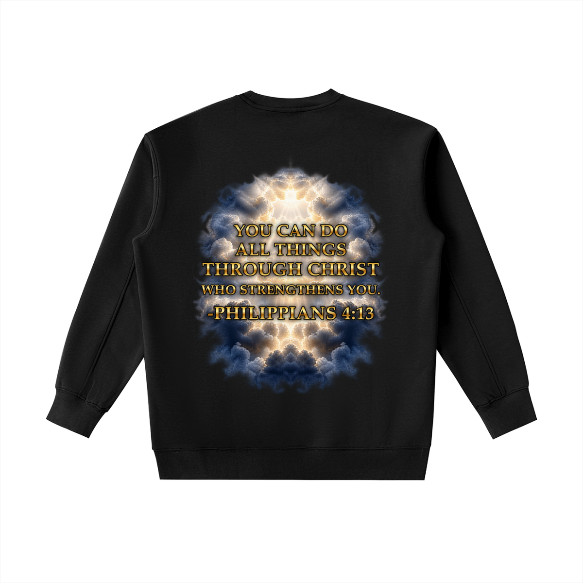 Jubilore "Christ Saves" Essential Heavyweight Crewneck Sweatshirt