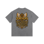 Jubilore "Dominions" Vintage Washed Oversized Cotton T-Shirt