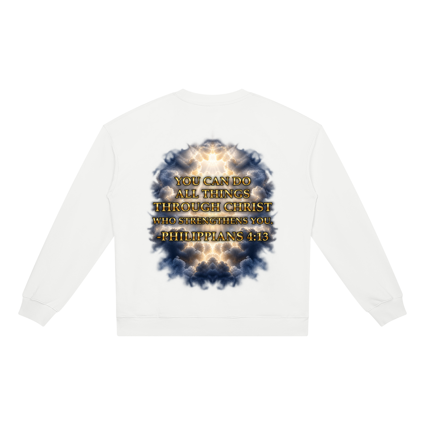 Jubilore "Christ Saves" Unisex Heavyweight Crewneck Sweatshirt