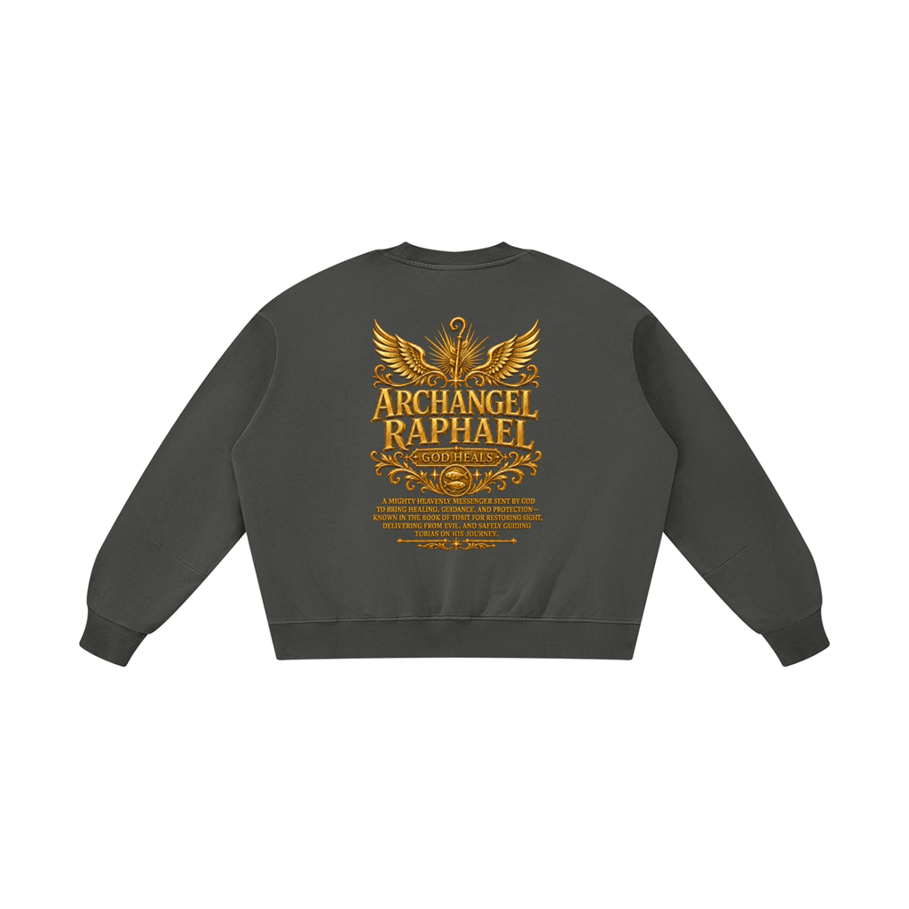 Jubilore "Raphael" Unisex Boxy Vintage Washed Sweatshirt