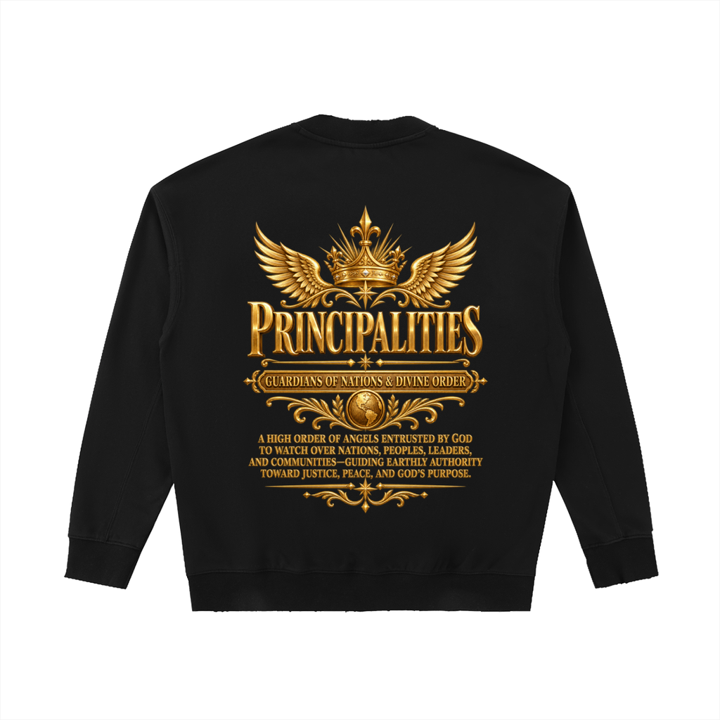 Jubilore "Principalities" Drop Shoulder Crewneck Sweatshirt