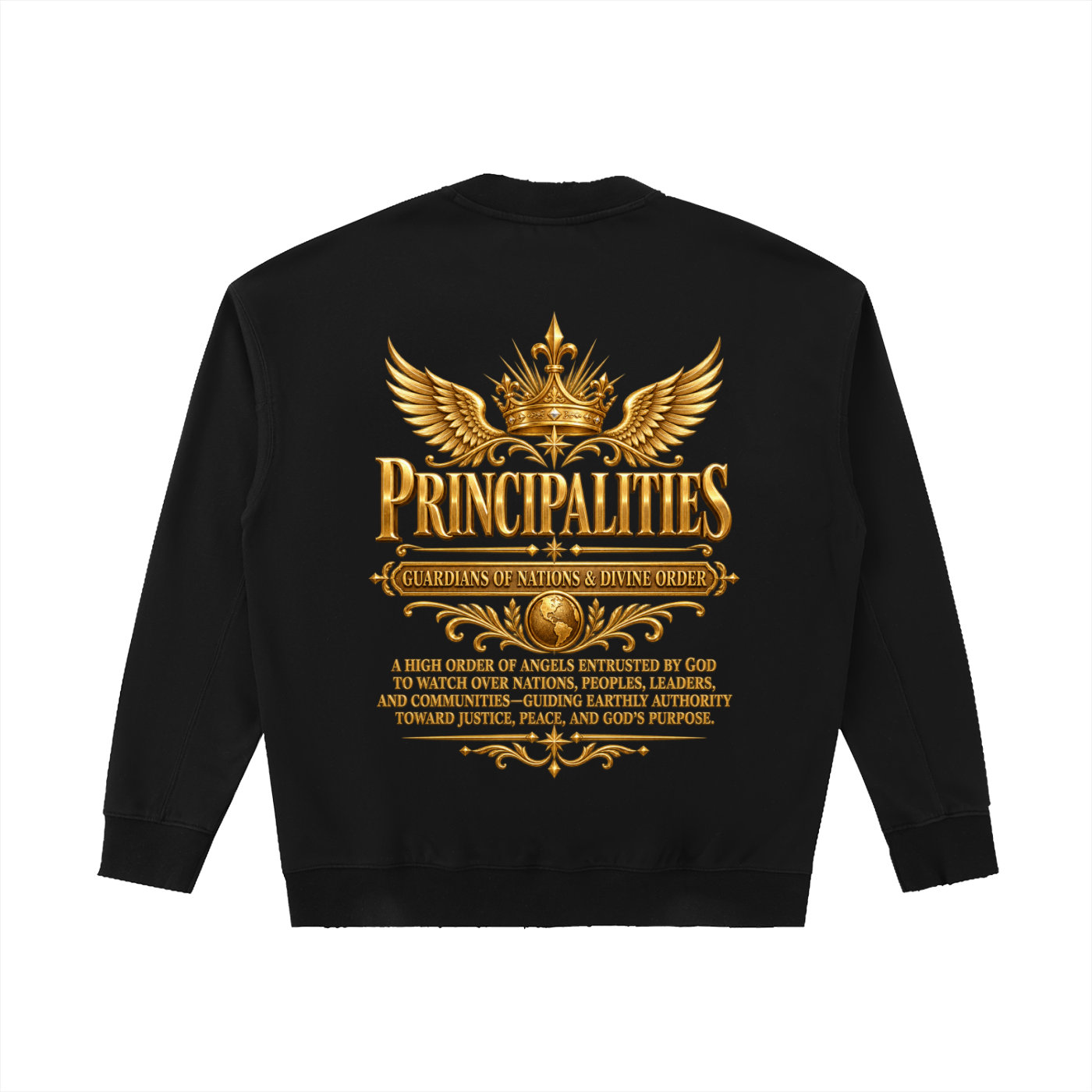 Jubilore "Principalities" Drop Shoulder Crewneck Sweatshirt