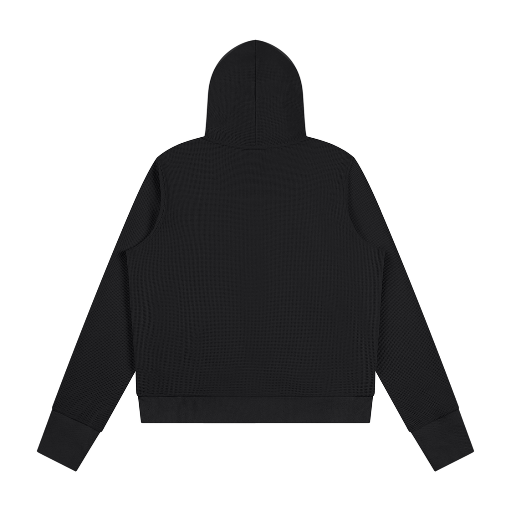 Jubiloré Women's Waffle Full Zip Hoodie