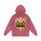 Jubilore "Virtues" Snow Washed Loose Cotton Hoodie